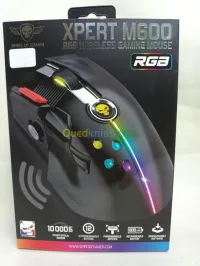 Spirit of Gamer XPERT M600 Souris Sans Fil - 10000 dpi - 8 boutons - RGB