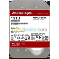 WD RED 12To NAS - 3.5 - SATA 6.0 GbS - Disque dur interne - 7200 RPM - WD121KFBX