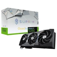 MSI GEFORCE RTX 5090 32G SUPRIM SOC - 32GO GDDR7 - DLSS4 - 8K HDR120 - REFLEX 2 - HDMIDP - TITANIUM