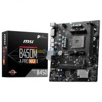 MSI B450M-A PRO MAX II - MICRO-ATX - AMD SOCKET  - 2X DDR4 - M.2 PCIE 3.0 - USB 3.0 - PCI-E 3.0 
