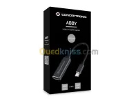 CONCEPTRONIC ABBY - USB-C TO HDMI ADAPTER - 4K 30HZ - 5Gbps - BLACK