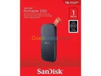 SanDisk 1TB SSD portable - Disque SSD externe - USB-C - USB 3.2 -  Jusqu'à 800 Mo/s 