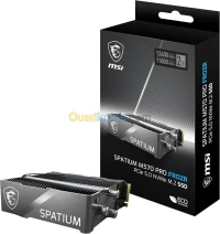 MSI SPATIUM M570 PRO 2TB PCIE5 - NVME M.2 2TB FROZR - PCIe Gen5 - 12400Mos - 3 300 TBW 