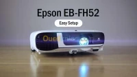 EPSON EB-FH52 - Vidéoprojecteur professionnel 3LCD - Full HD 1080p - 4000 Lumens
