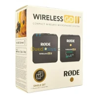 RODE WIRELESS GO II SINGLE - MICROPHONE SANS FIL - PORTÉE 70M - 3,5 mm - PHONES & CAMERA - BLACK 