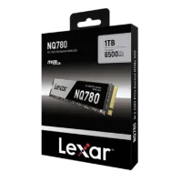 LEXAR NQ780 1TB - DISQUE DUR SSD M.2 NVMe - PCIe 4.0 Gen4 - 6500 MO/S - PC & CONSOLE - BLACK