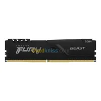 KINGSTON FURY BEAST - 16GO DDR4 - 1 BARRETTE 16GO - 3200MHZ CL36 - XMP 3.0 - AMDINTEL - BLACK