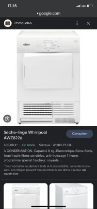 Sèche linge