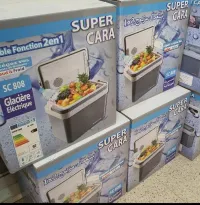 لحفظ الماء و مختلف المأكولات و المشروبات  Glacière Eléctrique 12V230V super cara