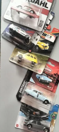 Lot de 5 mini-voitures de collection neuves "Hot Wheels, Matchbox, Majorette" Import Malaisie