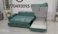 Salon Convertible avec coffre 