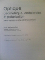 LIVRES SUR L’OPTIQUE