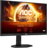 AOC Gaming QHD 27" 180Hz 0,5 ms Curved
