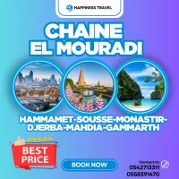 CHAINE MOURADI AVEC MEILLEUR PRIX HAMMAMET SOUSSE MONASTIR DJERBA MAHDIA 