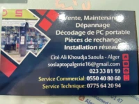 Réparation pc portable et pc de bureau plus pièce de change pc portable tout les marques 