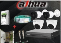 Installation Camera de surveillance Dahua Hikvision ip Coaxial