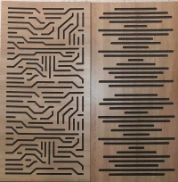 Panneaux acoustiques diffuseurs