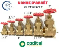 VANNE D'ARRÊT 