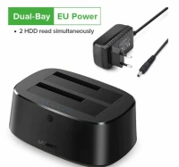 STATION DUPLICATOR UGREEN / CLONER POUR DISQUE DUR SATA VERS USB 3.0 POUR 2.5 3.5 SSD / HDD 