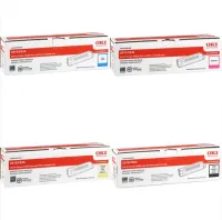 PACK DE TONER OKI C810 C830 NOIR + 03 COULEURS ORIGINAL