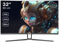 ECRAN DAHUA 32 POUCES FHD / 165HZ / 1MS / FRAMELESS / CURVED / 1500R 02 HDMI / 01 DP FOR GAMING