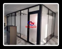 Cloison amovible. Porte. Fenêtre aluminium 
