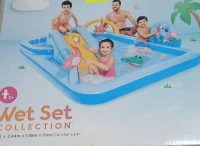 Piscine Gonflable Avec Toboggan Et Jeux