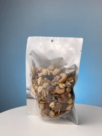  أكياس دوي باك بدون سحاب غلق لون شفاف / أليمينيوم Sac Doypack Sans Zip Couleur Transparent/Aluminium