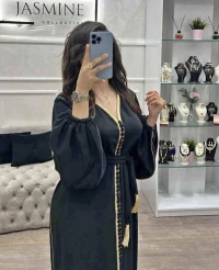 Robe caftan simple pour femme
