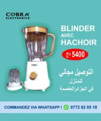 Blinder MIXEUR avec HACHOIR التوصيل مجاني للمنزل في الجزائر العاصمة
