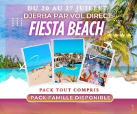Voyage organisé Tunisie Djerba par avion en Juillet-Août-Septembre 2025