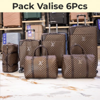 valises-et-sacs-de-voyage-pack-valise-6pcs-haute-qualite-motif-lv-bab-ezzouar-alger-algerie