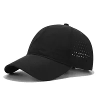 Casequette noire respirante sechage rapide 