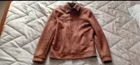 Veste en daim marron ZARA MEN