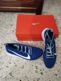 Nike flyknit racing bleu 