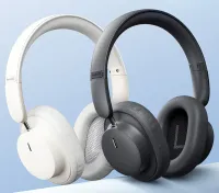 BASEUS casque audio Bluetooth 5.3, Bowie D03, 30h d'autonomie, Noir/Blanc