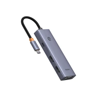 Baseus Hub USB C 7en1 Triple Monitor Station d'accueil 2*HDMI 4K/60Hz, VGA
