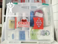 BOÎTE À PHARMACIE 1 ÈRE CHOIX PLEINE (6) PRODUITS DE PREMIER SECOURS