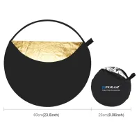 PULUZ 60cm 5 in 1 Folding Photo Studio Reflector Board