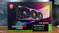 Carte graphique MSI GeForce RTX 4080 GAMING X TRIO 16 Go GDDR6X