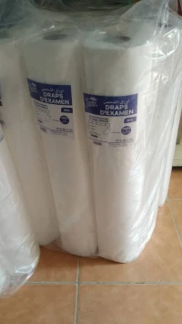 DRAP D'EXAMEN PAPIER ABSORBANT PURE OUATE CELLULOSE 65CM PAR 33 METRE