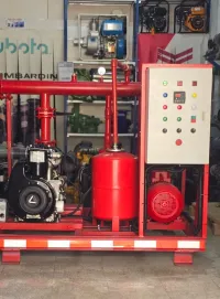 STATION ANTI - INCENDIE SUR SKID