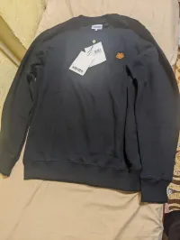 Kenzo pull à patch tigre / noir
