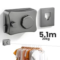 Corde à Linge Rétractable 5.1M حبل نشر الملابس