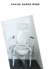 chaise de toilette OU chaise garde-robe