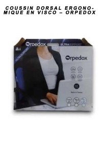Coussin dorsal ergonomique en visco  ORPEDOX