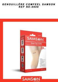 La genouillère Comfeel de la marque Samson est un dispositif d'orthopédie conçu pour offrir un maintien et une stabilisation légers à modérés de l'articulation du genou.