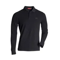 POLO MANCHES LONGUES DEPART HOMME NOIR