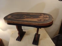 Table de jeux art africain pliable