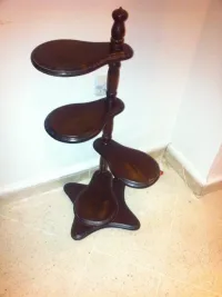 Ancienne étagère en bois style art déco 